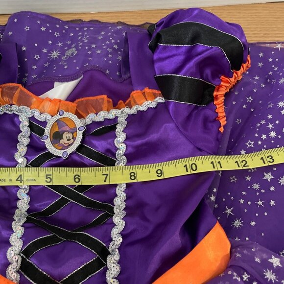 Disney Minnie Mouse Magical Witch Halloween Costume Girls 5/6 Parks Dress Up - Picture 8 of 9